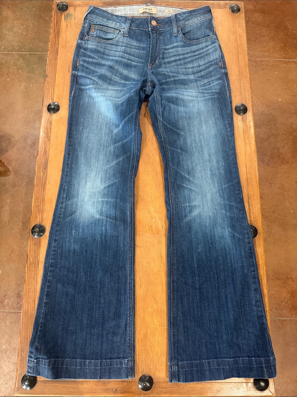 Ariat Women's Trouser Jeans in Medium Blue